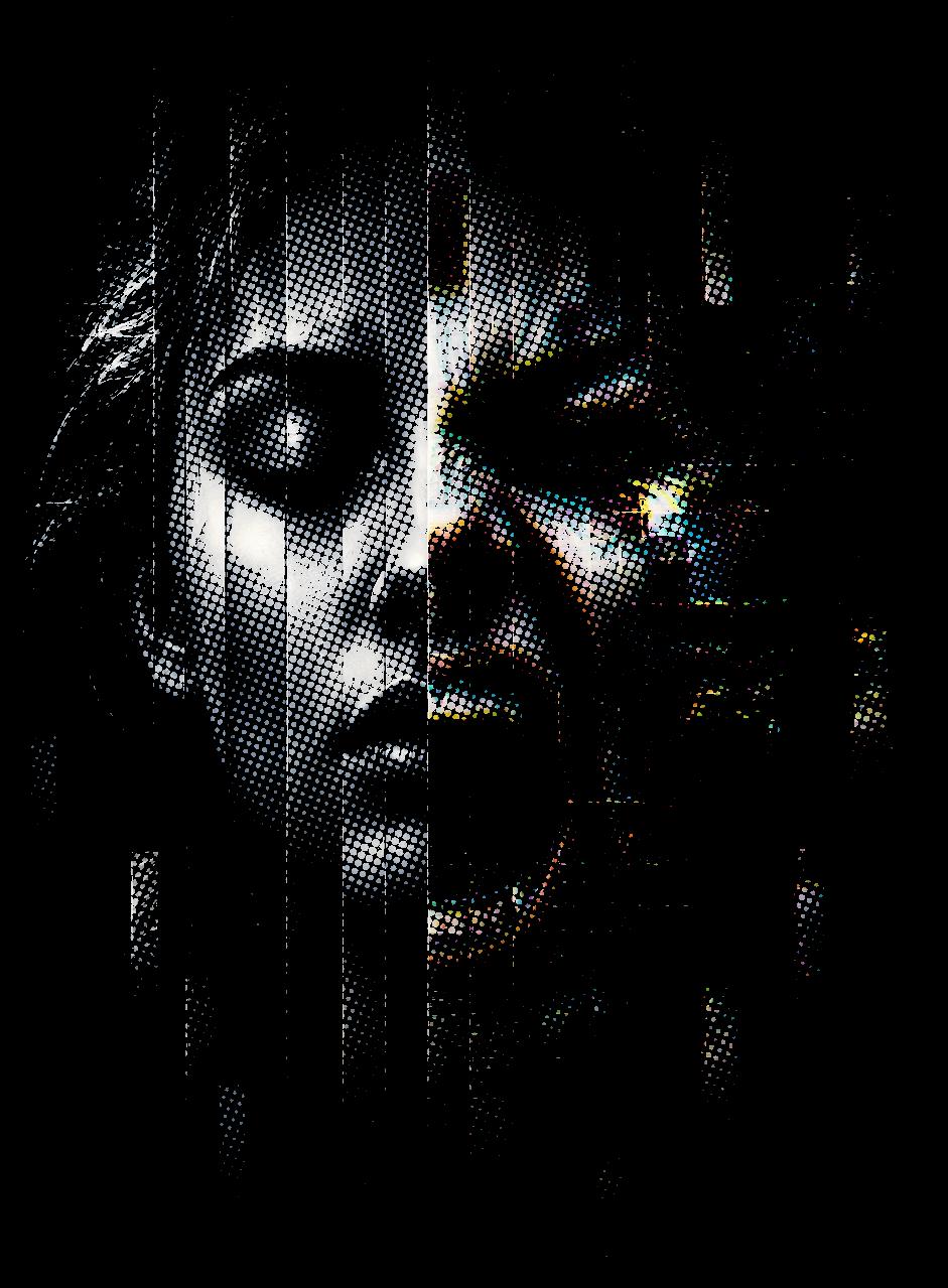 After the Halftone Generator: DTF artwork at 8% ink coverage